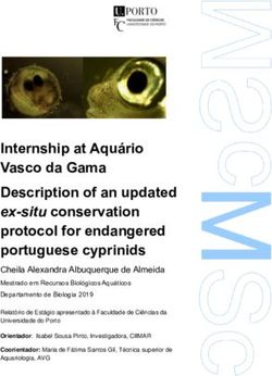 Internship at Aqu&aacute;rio Vasco da Gama Description of an updated ex-situ conservation protocol for endangered portuguese cyprinids