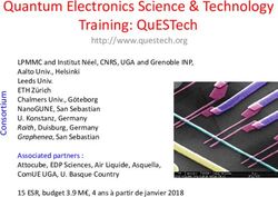 QUANTUM ELECTRONICS SCIENCE & TECHNOLOGY TRAINING: QUESTECH - EDUCATION.GOUV