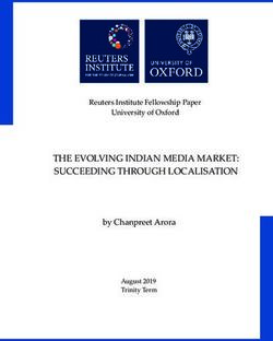 THE EVOLVING INDIAN MEDIA MARKET: SUCCEEDING THROUGH LOCALISATION - by Chanpreet Arora - Reuters Institute