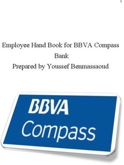 Employee Hand Book for BBVA Compass Bank Prepared by Youssef Benmassaoud