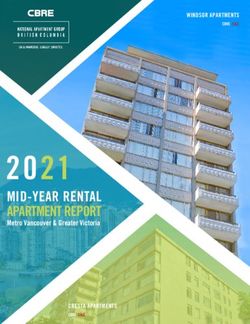 2021 MID-YEAR RENTAL APARTMENT REPORT - Metro Vancouver & Greater Victoria