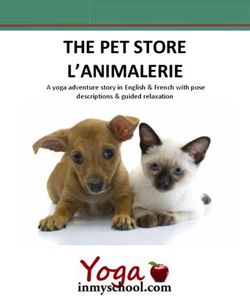 THE PET STORE L'ANIMALERIE - A yoga adventure story in English & French with pose descriptions & guided relaxation