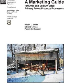 A Marketing Guide for Small and Medium Sized Primary Forest Products Processors - Robert L. Smith Edward T. Cesa Patrick M. Rappold