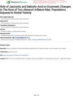 Role of Jasmonic and Salicylic Acid on Enzymatic Changes in The Root of Two Alyssum Inatum Náyr. Populations Exposed to Nickel Toxicity