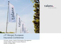 J.P. Morgan European Insurance Conference - Christian Uecker, Head of Participation Management Carsten Werle, Head of Investor Relations London ...