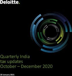 Quarterly India tax updates October - December 2020 - 20 January 2021 - Deloitte