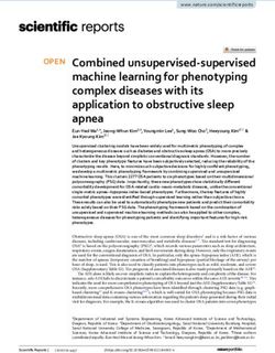 Combined unsupervised supervised machine learning for phenotyping complex diseases with its application to obstructive sleep apnea - Nature
