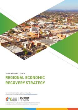 REGIONAL ECONOMIC RECOVERY STRATEGY - DUBBO REGIONAL COUNCIL