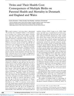 Twins and Their Health Cost: Consequences of Multiple Births on Parental Health and Mortality in Denmark and England and Wales - Cambridge ...