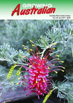 A ustralian Australian Plants Society Victoria No. 248 June 2019 $5.00 - ANPS Canberra
