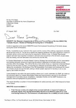 ANDY BURNHAM MAYOR OF GREATER MANCHESTER