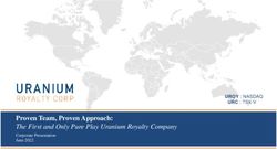 Proven Team, Proven Approach: The First and Only Pure Play Uranium Royalty Company