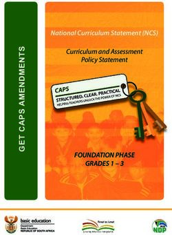 FOUNDATION PHASE GRADES 1 3 - National Curriculum Statement (NCS) Curriculum and Assessment Policy Statement