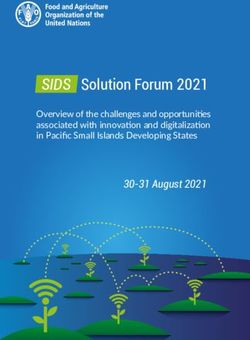 SIDS Solution Forum 2021 - 30-31 August 2021 - Food and Agriculture ...