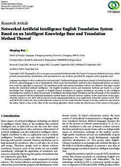 Networked Artificial Intelligence English Translation System Based on an Intelligent Knowledge Base and Translation Method Thereof