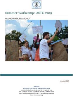 Summer Workcamps ASTO 2019 - COORDINATION ASTOVOT - ijgd