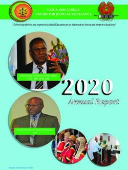 2020 Papua New Guinea Centre for Judicial ...