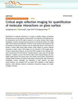 Critical angle reflection imaging for quantification of molecular interactions on glass surface - Nature