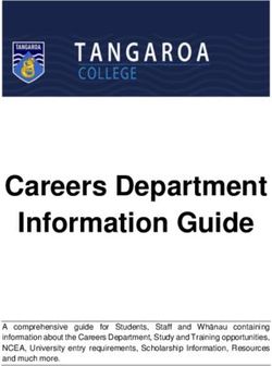 Careers Department Information Guide