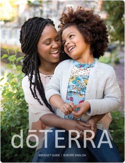 PRODUCT GUIDE | EUROPE ENGLISH - doTERRA