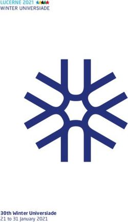 30th Winter Universiade - 21 to 31 January 2021