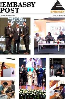 Corporate News Magazine Issue 15 - April 2018 - Embassy