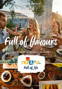 Full of flavours - Croatian Eno-Gastronomy - Don t fill your life with days, fill your days with life.