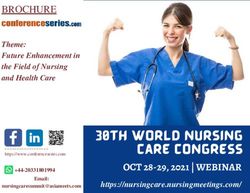 BROCHURE - OCT 28-29, 2021 | WEBINAR Medical Events