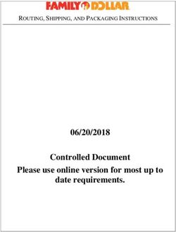 Controlled Document Please use online version for most up to date requirements 06/20/2018 - ROUTING, SHIPPING, AND PACKAGING INSTRUCTIONS ...