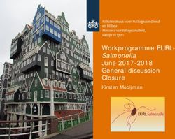 Workprogramme EURL-Salmonella June 2017-2018 General discussion Closure - Kirsten Mooijman