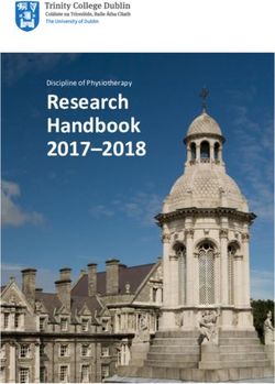 Research Handbook 2017-2018 - Discipline of Physiotherapy - Trinity College Dublin