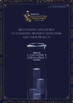 Recognising Singapore's Outstanding property developers and their projects