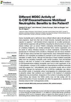 Different MDSC Activity of G-CSF/Dexamethasone Mobilized Neutrophils: Benefits to the Patient?