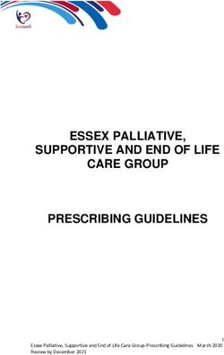 ESSEX PALLIATIVE, SUPPORTIVE AND END OF LIFE CARE GROUP PRESCRIBING GUIDELINES - Essex Palliative, Supportive and End of Life Care ...