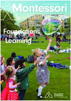Montessori International - Foundations - Montessori St Nicholas