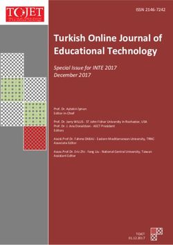 Turkish Online Journal of Educational Technology - ERIC