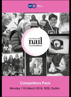 Competitors Pack Monday 11th March 2019, RDS, Dublin - Irish Beauty Show