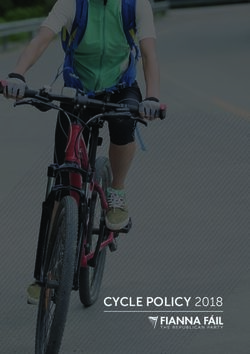 CYCLE POLICY 2018 - Fianna Fail