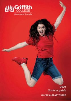 Student guide 2020 - Griffith College