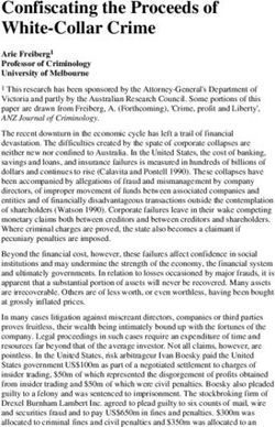 Confiscating the Proceeds of White-Collar Crime