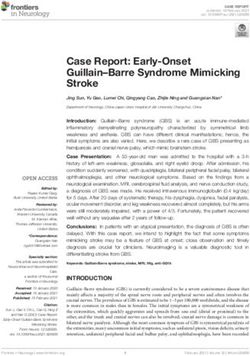 Case Report: Early-Onset Guillain-Barre Syndrome Mimicking Stroke - Frontiers