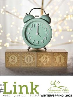 WINTER/SPRING 2021 - Anderson Hills UNITED METHODIST ...