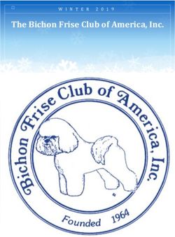 WINTER 2019 The Bichon Frise Club of America, Inc - Bichon Frise Club ...