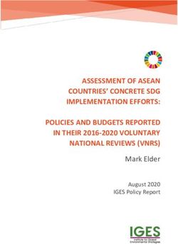 ASSESSMENT OF ASEAN COUNTRIES' CONCRETE SDG IMPLEMENTATION EFFORTS: POLICIES AND BUDGETS REPORTED IN THEIR 2016-2020 VOLUNTARY NATIONAL REVIEWS (VNRS)