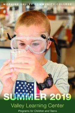 Valley Learning Center - MORAINE VALLEY COMMUNITY COLLEGE - Programs for Children and Teens