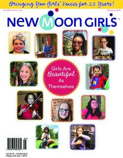Beautiful Girls Are - Issue Themes for September/October 2012 - New Moon Girls