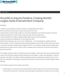 SiriusXM to Acquire Pandora, Creating World's Largest Audio Entertainment Company
