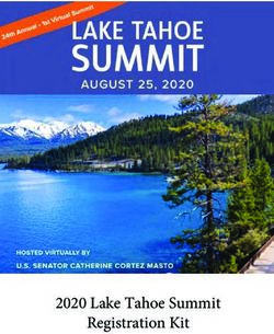2020 Lake Tahoe Summit Registration Kit