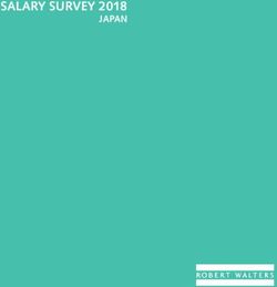 SALARY SURVEY 2018 JAPAN - Robert Walters