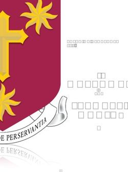 WELCOME PARNELL HOUSE - BOARDING HANDBOOK 2018 TO - King's College